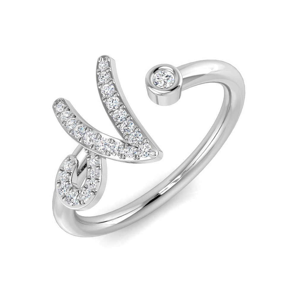 SR52-N — Ring - 9k White Gold