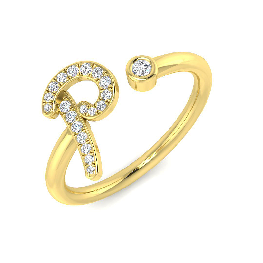 SR52-P — Ring - 9k Yellow Gold