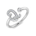SR52-Q — Ring - 9k White Gold
