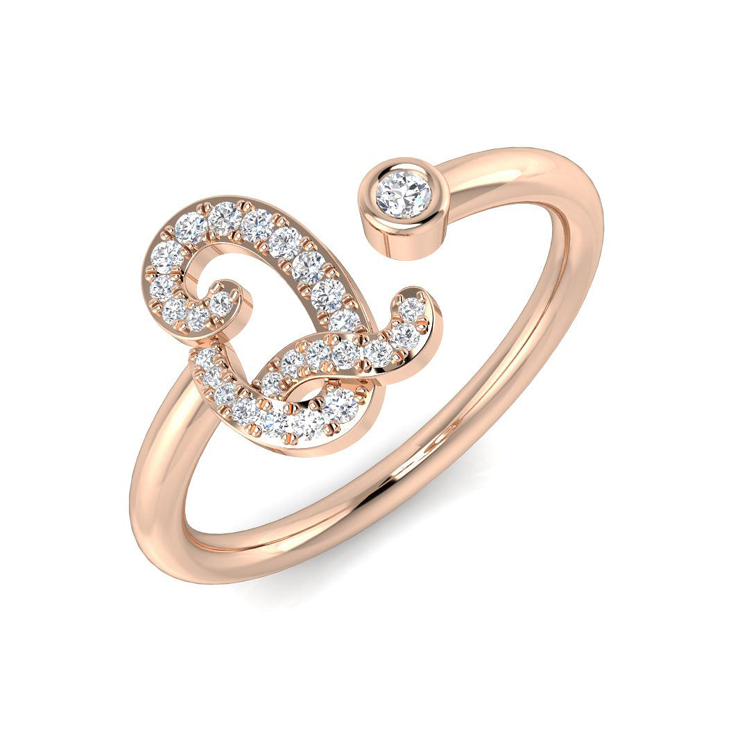 SR52-Q — Ring - 9k Rose Gold