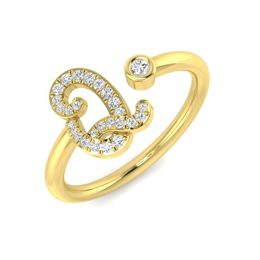 SR52-Q — Ring - 9k Yellow Gold