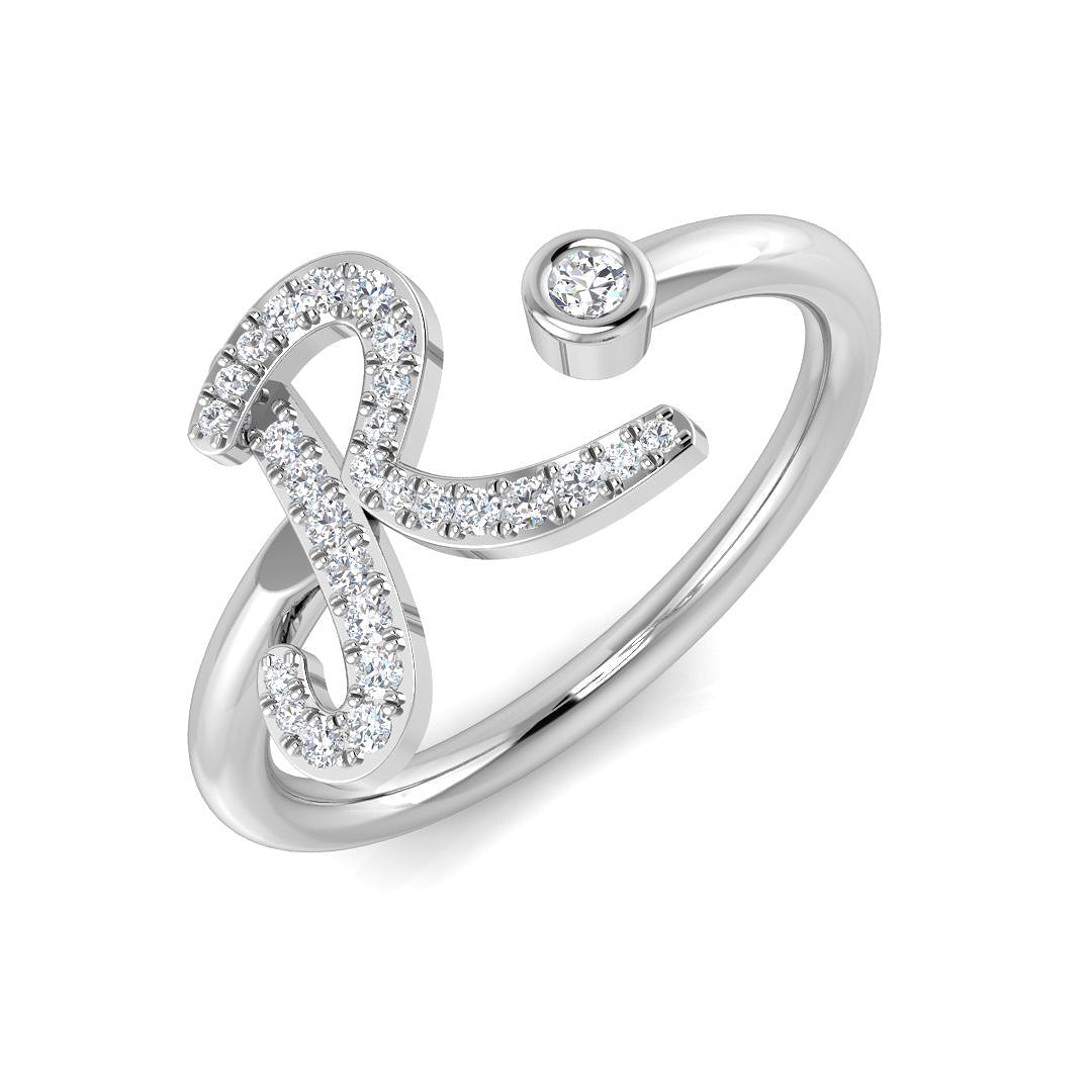 SR52-R — Ring - 9k White Gold