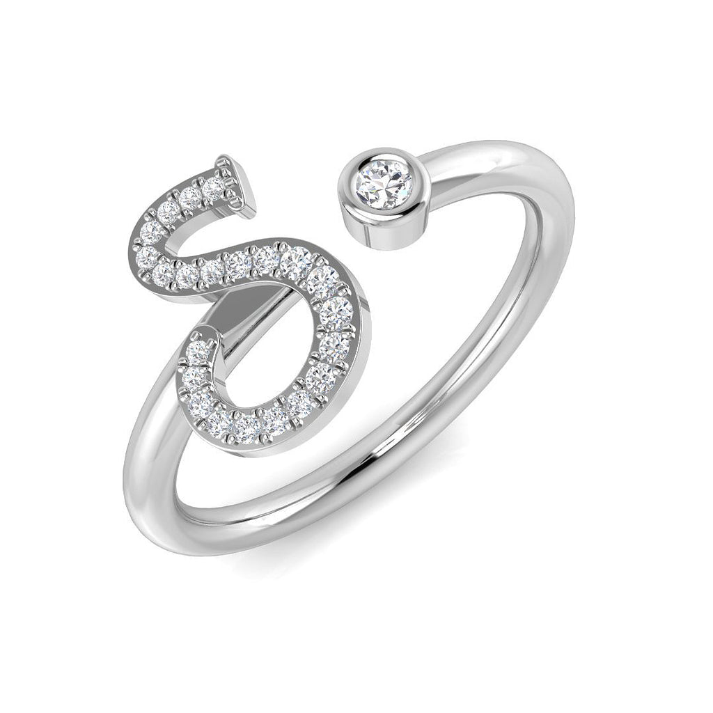 SR52-S — Ring - 9k White Gold