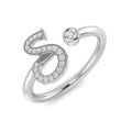 SR52-S — Ring - 9k White Gold