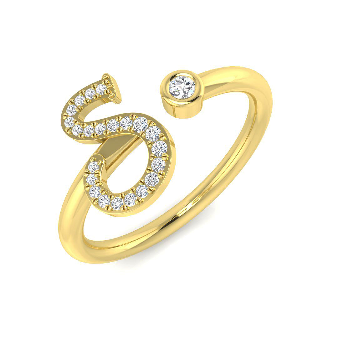 SR52-S — Ring - 9k Yellow Gold