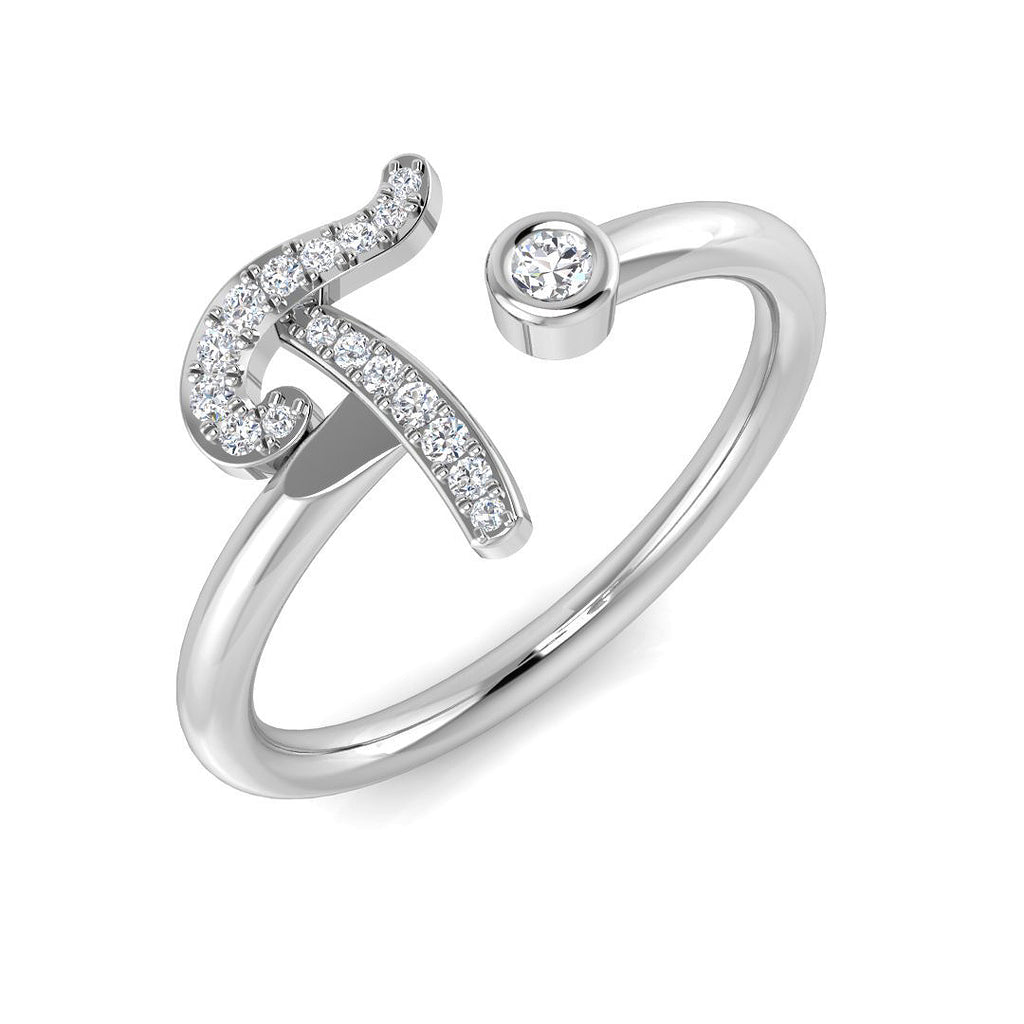 SR52-T — Ring - 9k White Gold