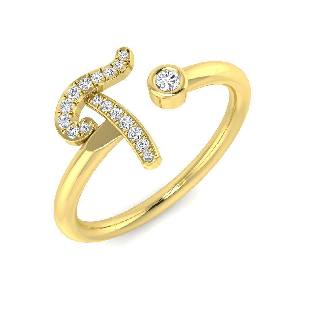 SR52-T — Ring - 9k Yellow Gold