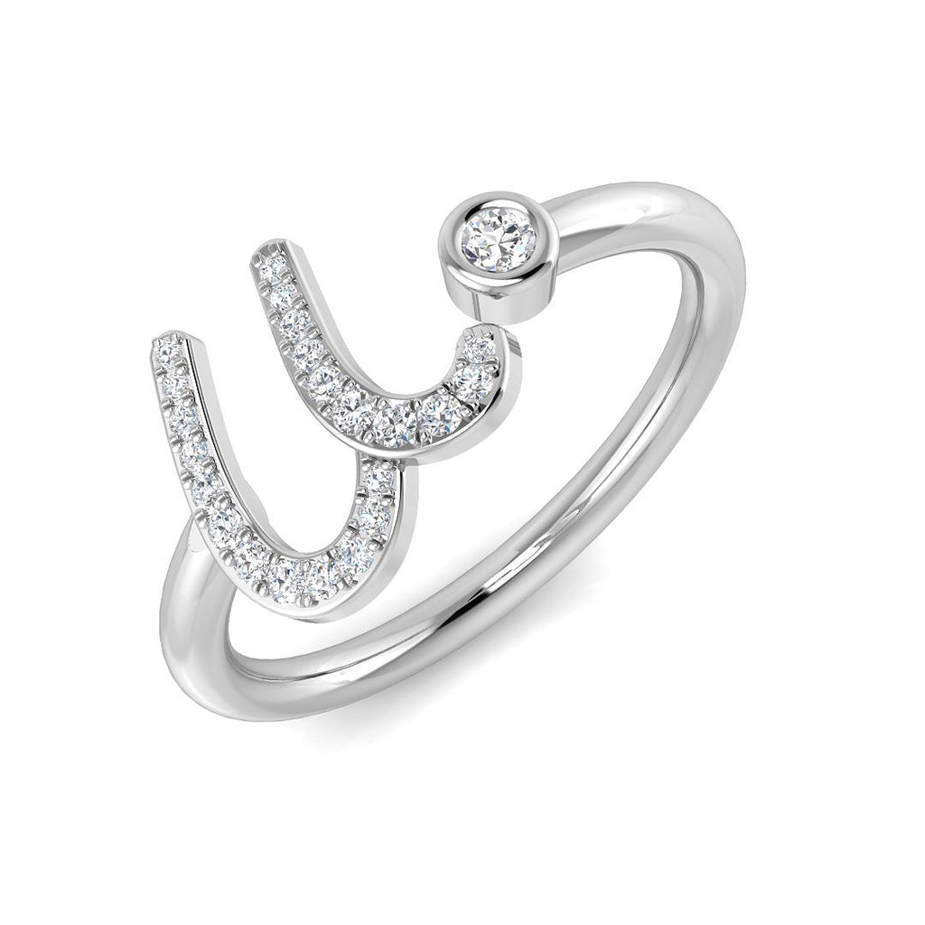 SR52-U — Ring - 9k White Gold