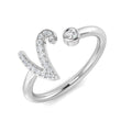 SR52-V — Ring - 9k White Gold