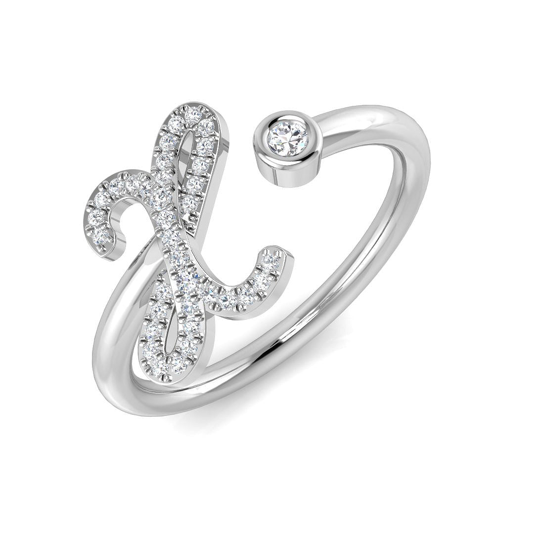 SR52-X — Ring - 9k White Gold