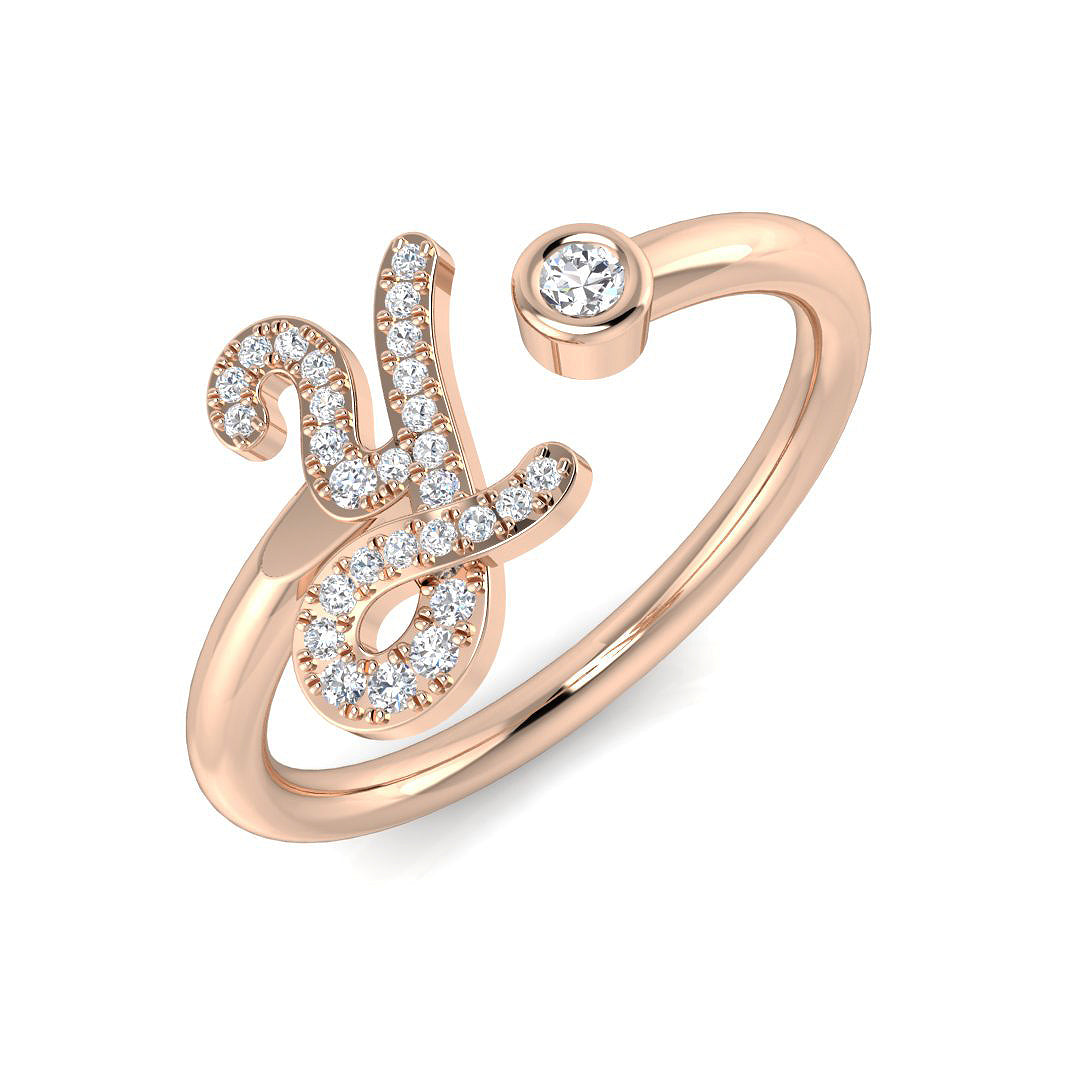 SR52-Y — Ring - 9k Rose Gold