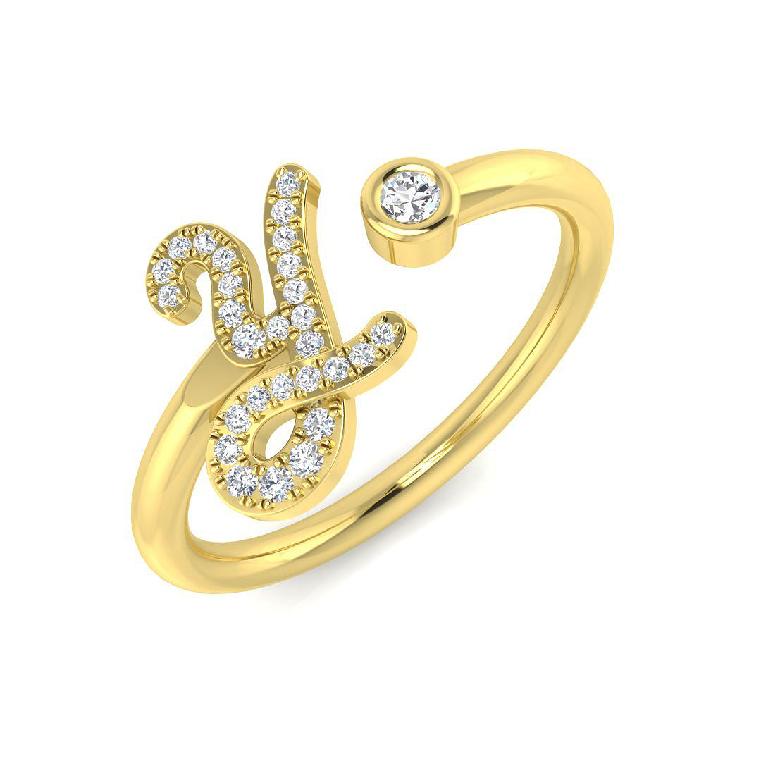 SR52-Y — Ring - 9k Yellow Gold
