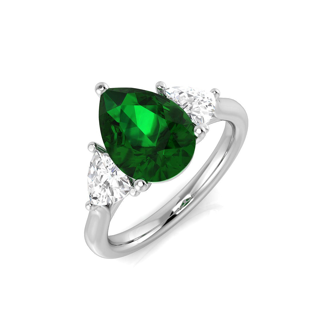 SR520 — Ring - 9k White Gold