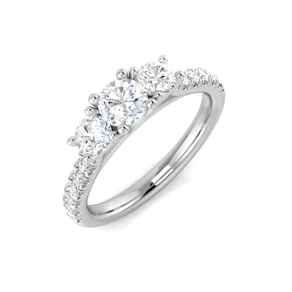 SR527 — Ring - 9k White Gold