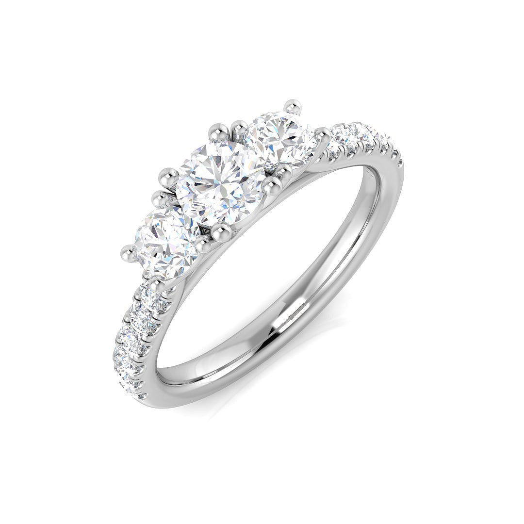 SR527 — Ring - 9k White Gold