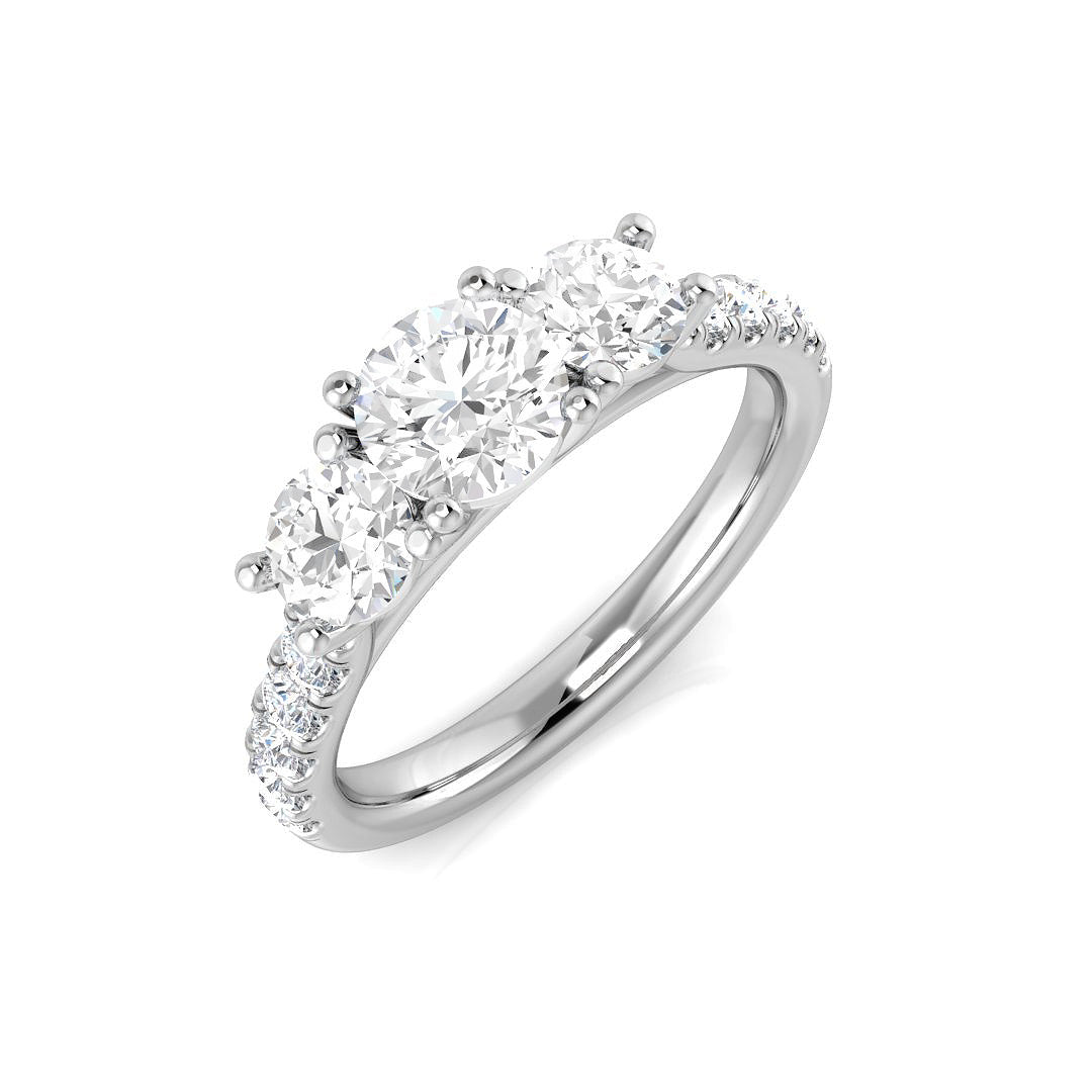 SR528 — Ring - 9k White Gold
