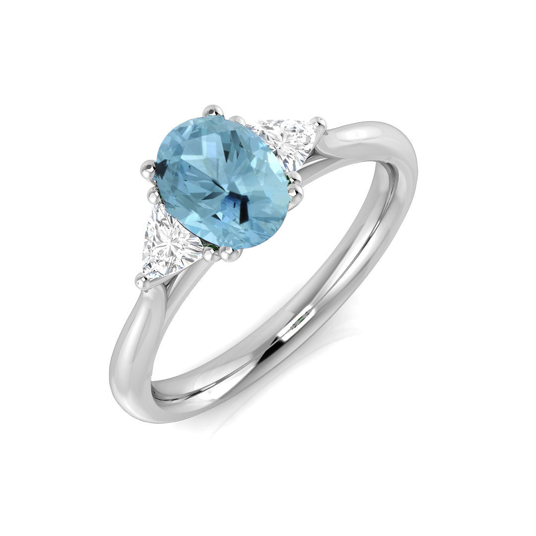 SR568 — Ring - 9k White Gold