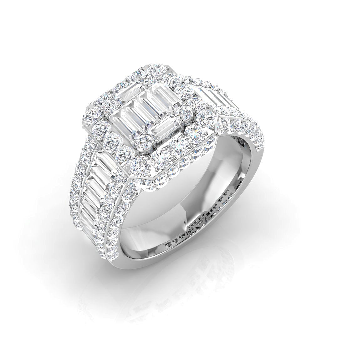 SR551 — Ring - 9k White Gold