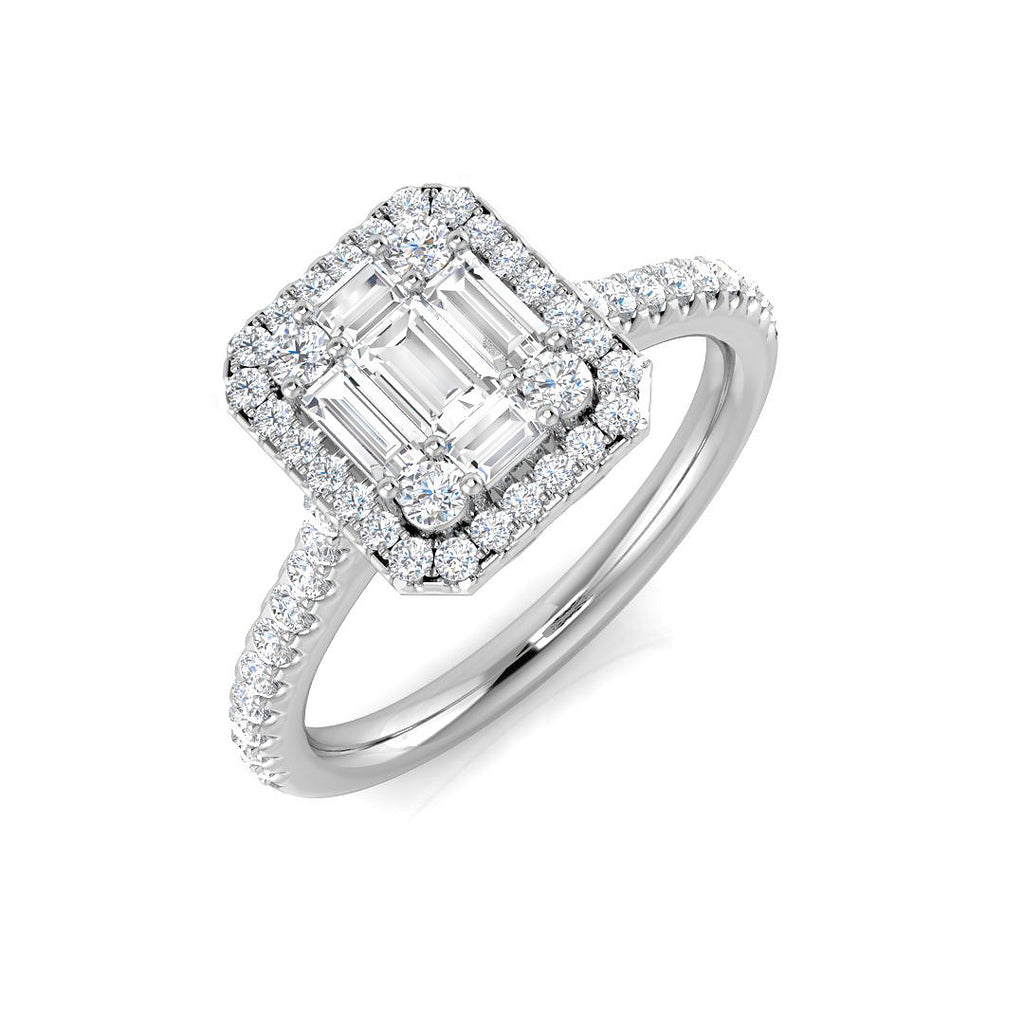 SR579 — Ring - 9k White Gold