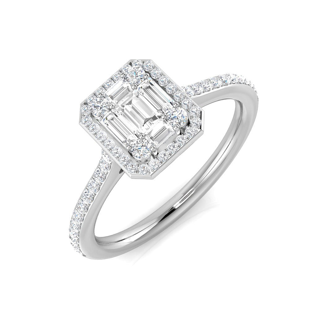 SR580 — Ring - 9k White Gold