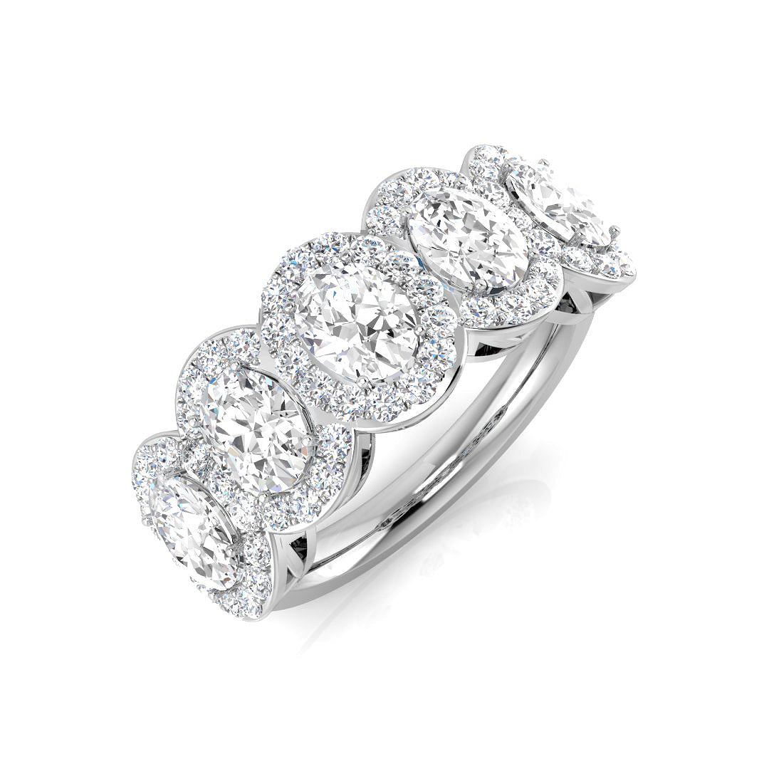 SL9766 — Ring - 9k White Gold