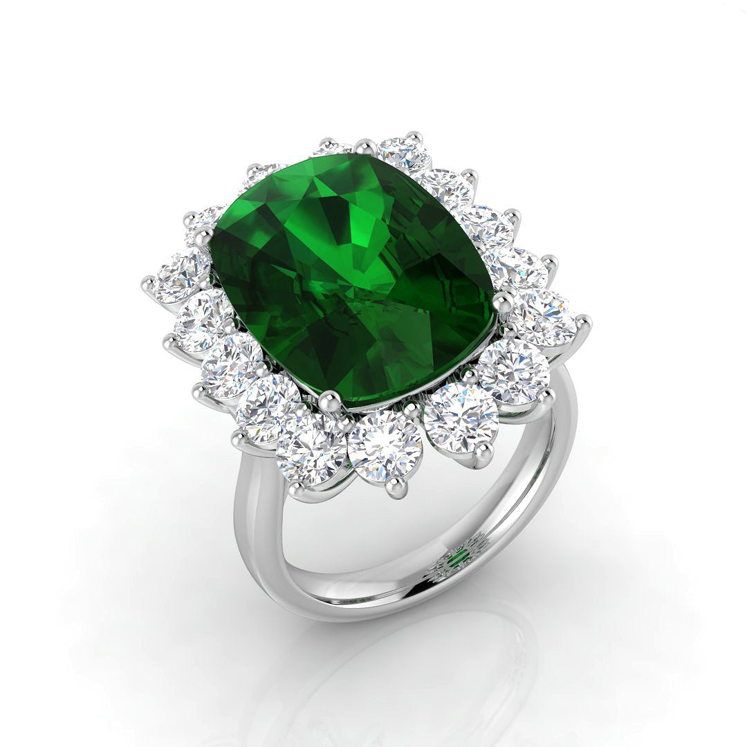 SR638 — Ring - 9k White Gold