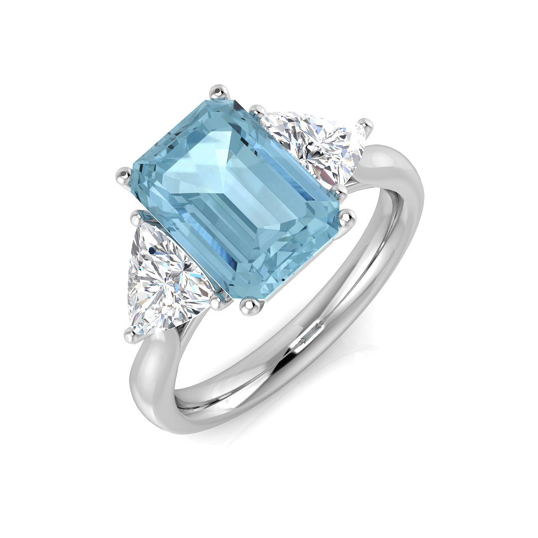 SR669 — Ring - 9k White Gold