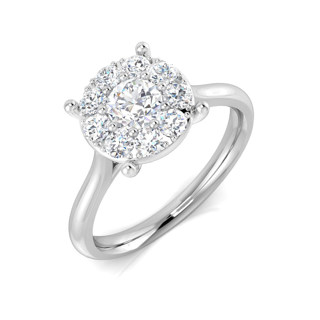 SR681 — Ring - 9k White Gold