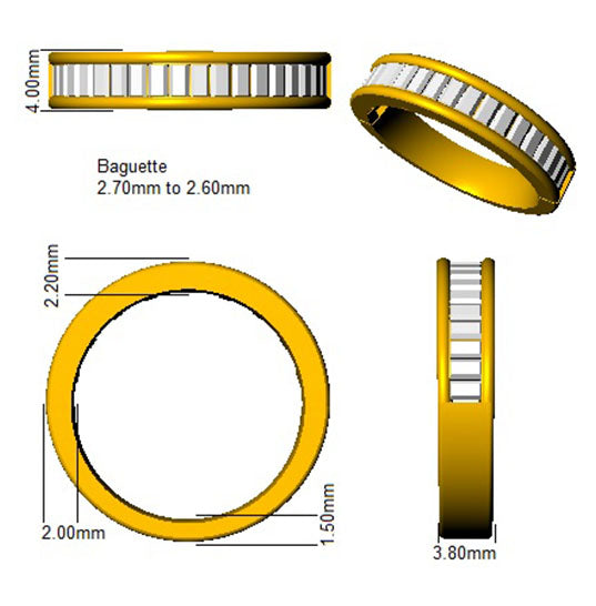 SR685 — Ring - 9k Yellow Gold detail