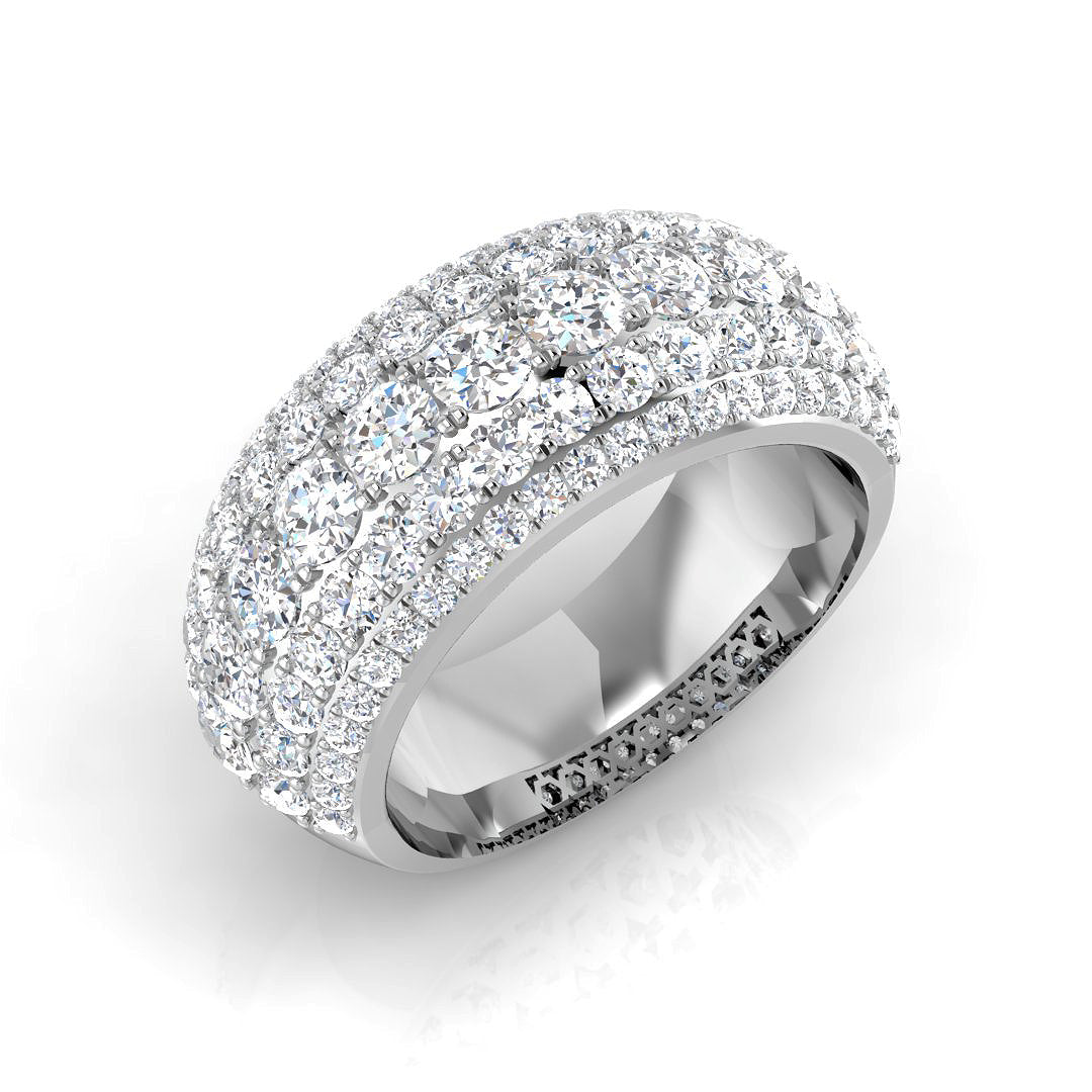 SR698 — Ring - 9k White Gold