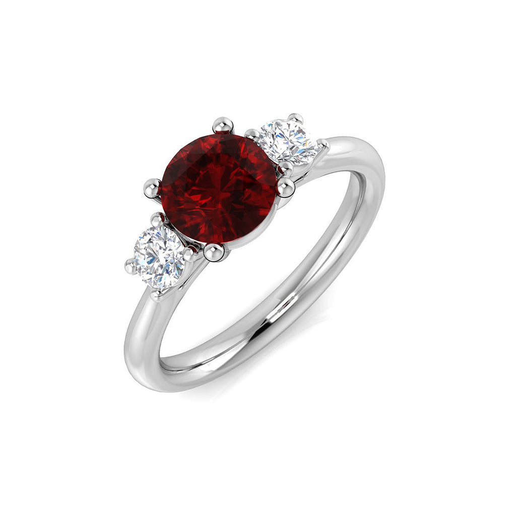 SR708 — Ring - 9 KT White Gold