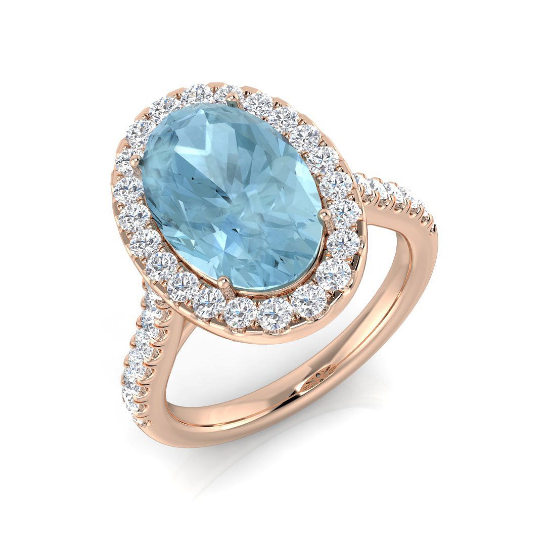SR717 — Ring - 9k Rose Gold