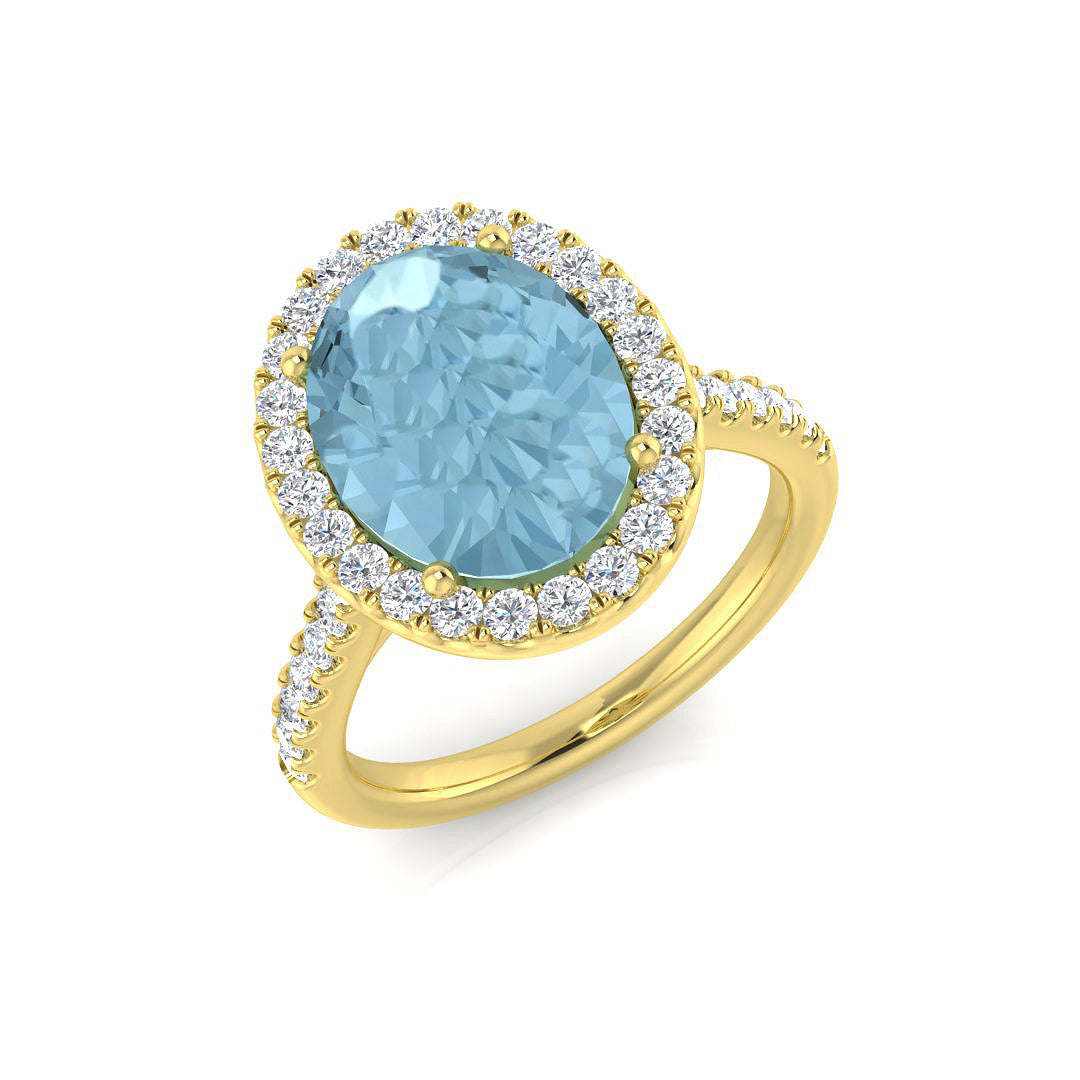 SR722 — Ring - 9k Yellow Gold