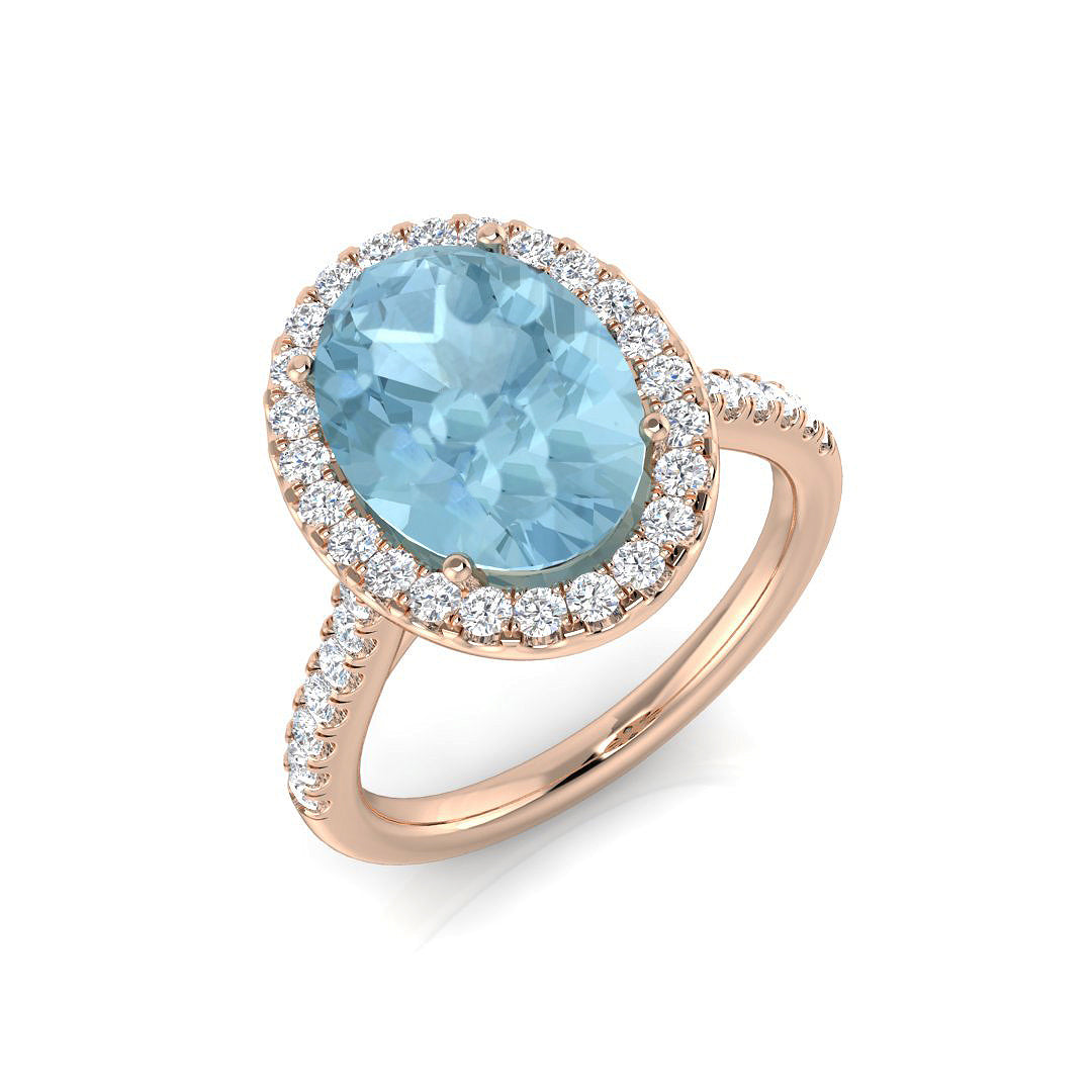 SR726 — Ring - 9k Rose Gold