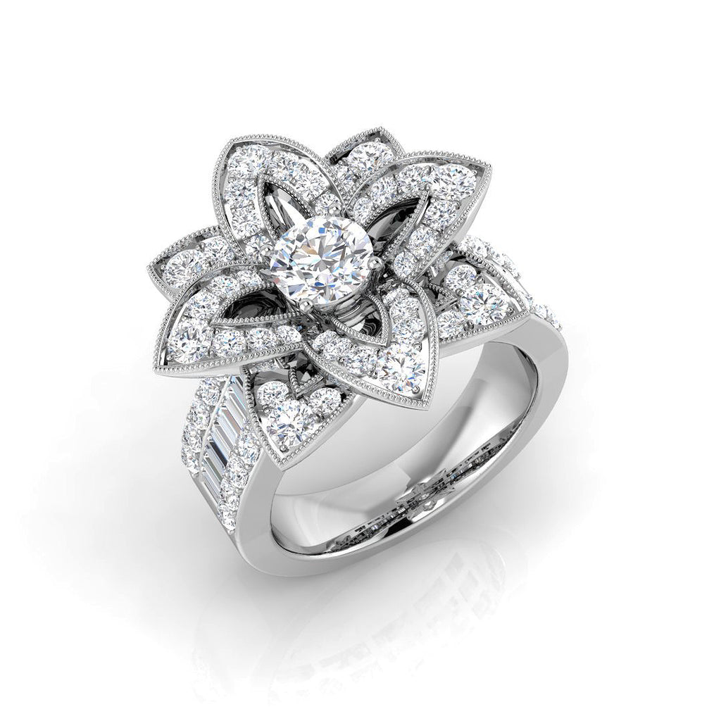 SR751 — Ring - 9k White Gold