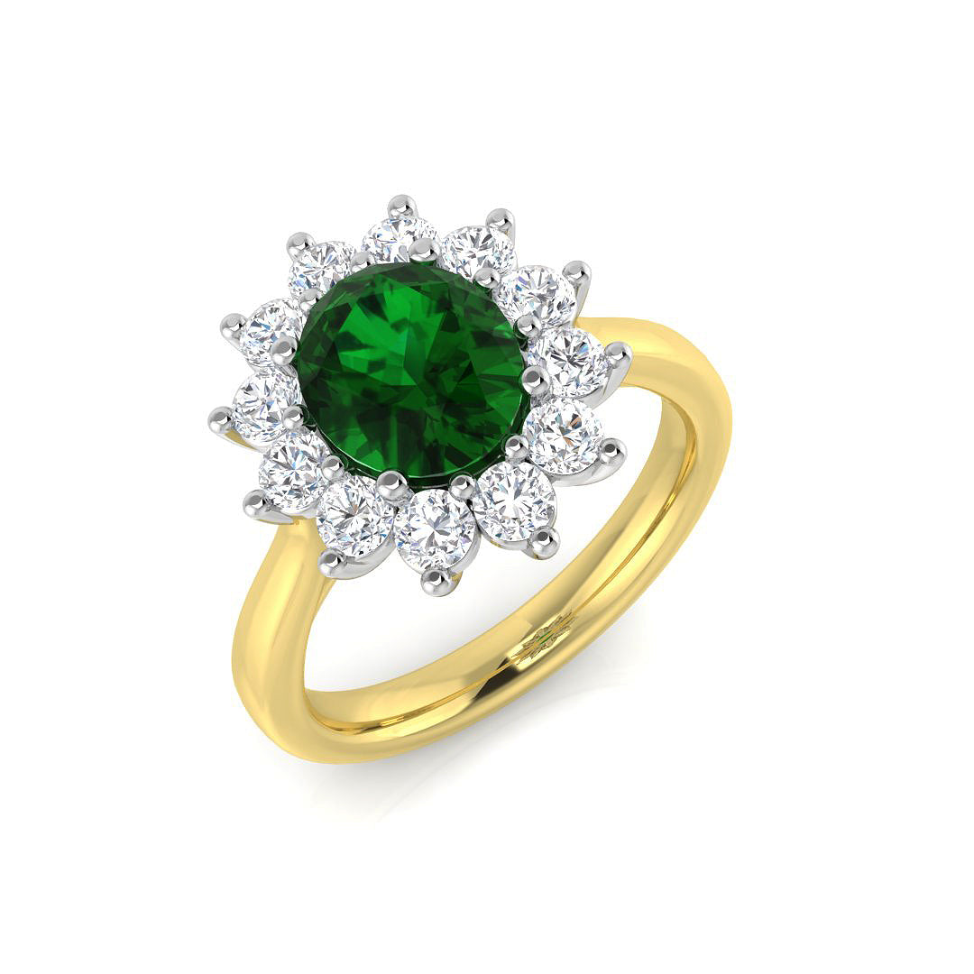 SR762 — Ring - 18k Two Tone