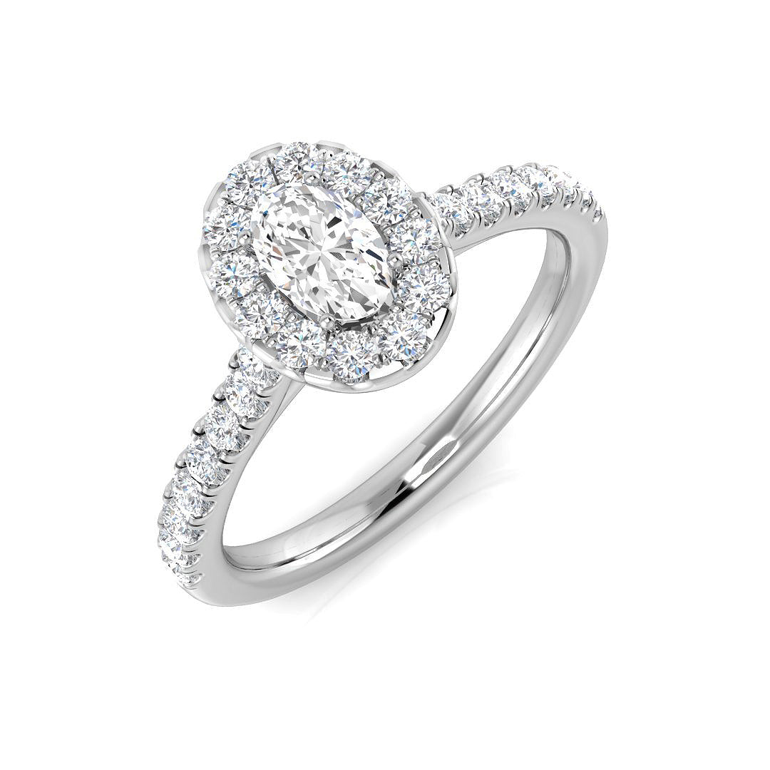 SR765 — Ring - 9k White Gold