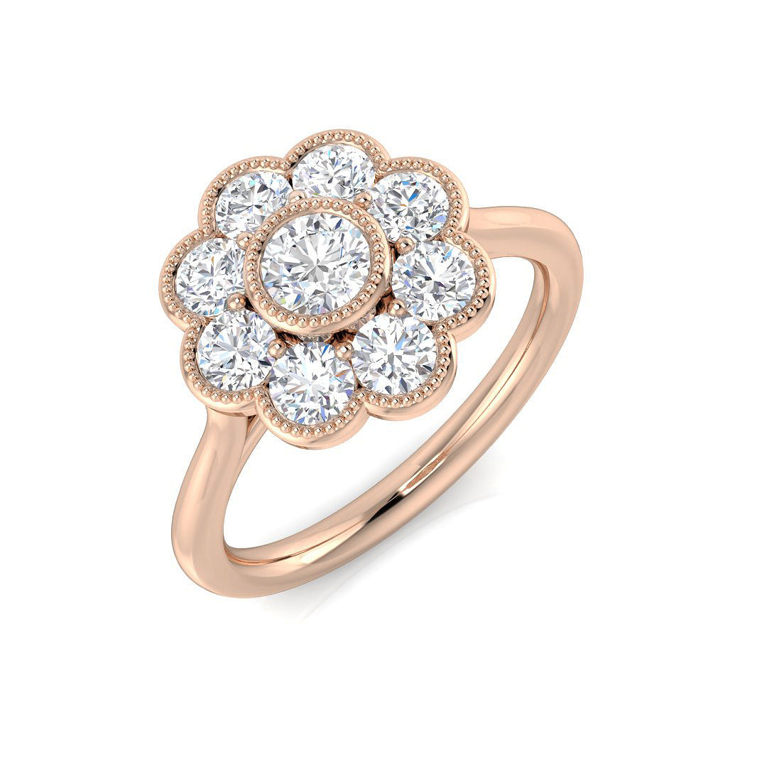 SR769 — Ring - 9k Rose Gold