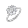 SR770 — Ring - 9 KT White Gold