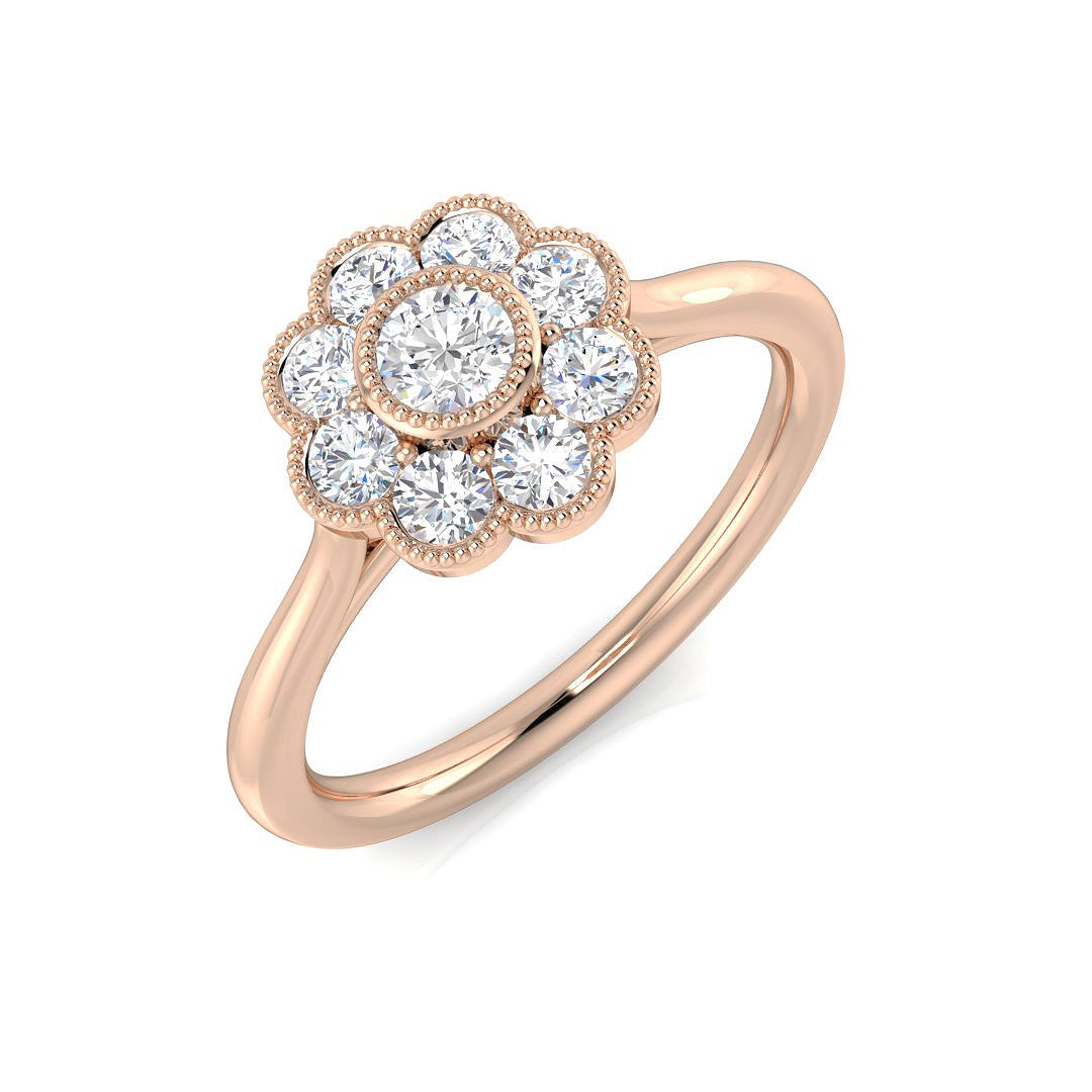 SR774 — Ring - 9k Rose Gold