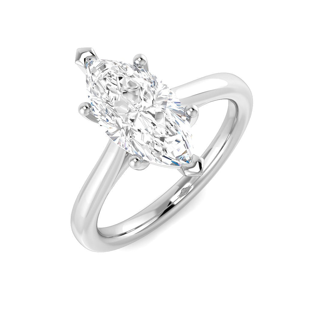 SR796 — Ring - 9k White Gold