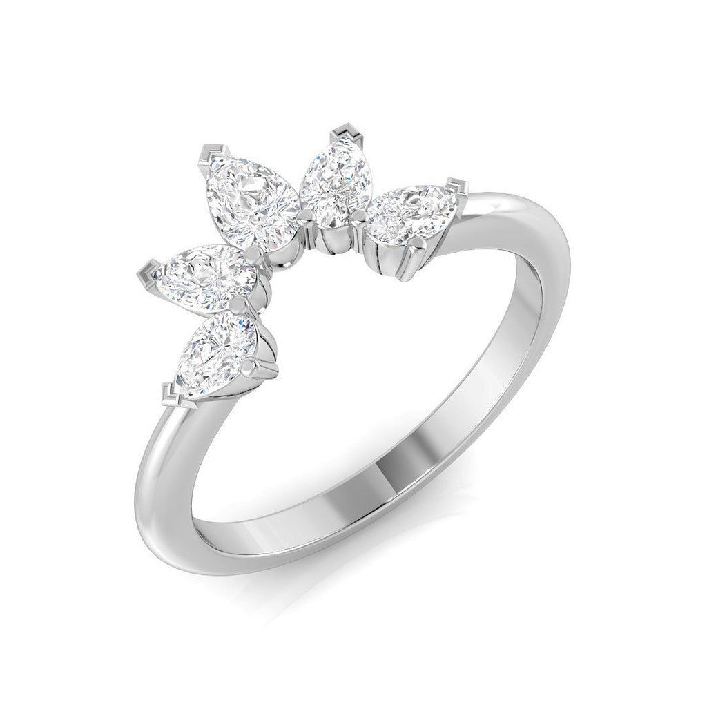 SR798 — Ring - 9k White Gold