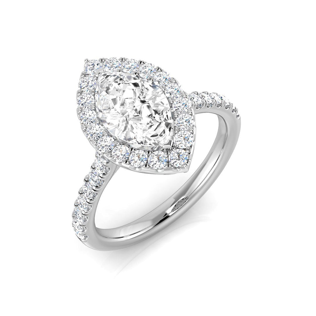 SR801 — Ring - 9k White Gold