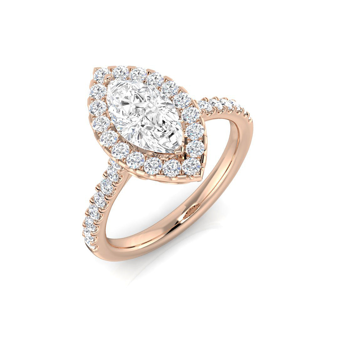 SR802 — Ring - 9k Rose Gold