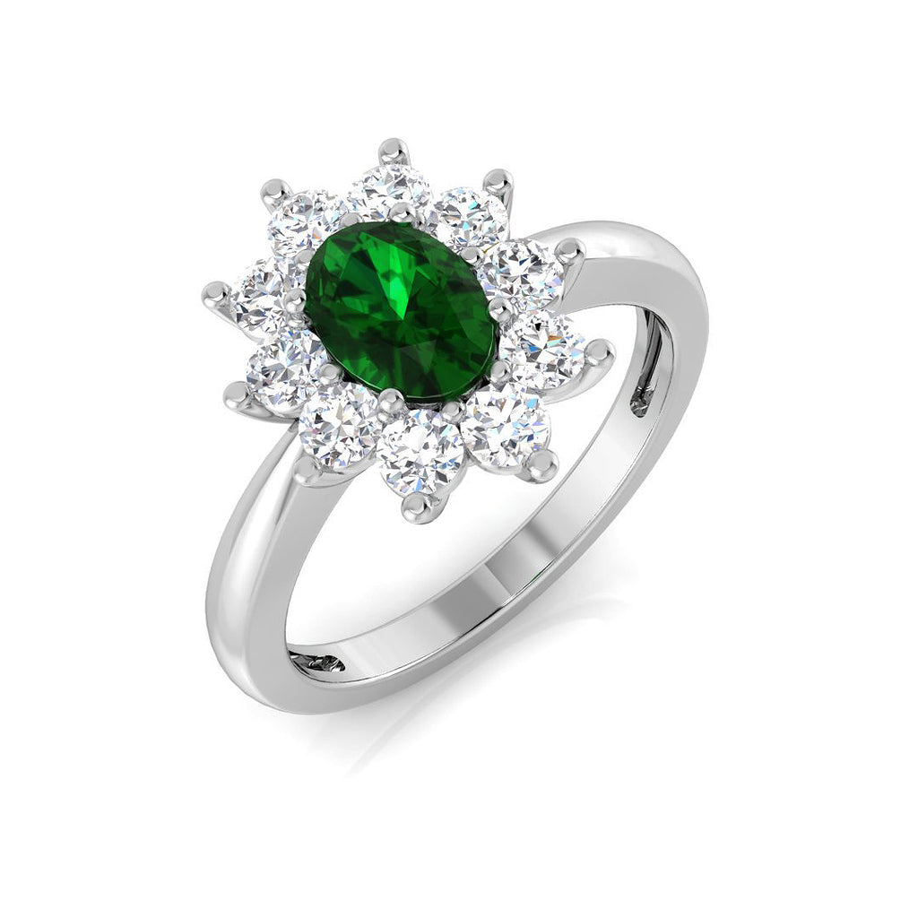 SR80 — Ring - 9k White Gold