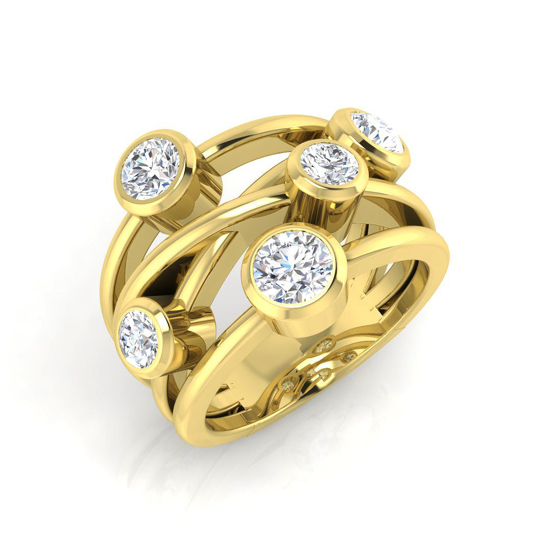 SR813 — Ring - 9k Yellow Gold