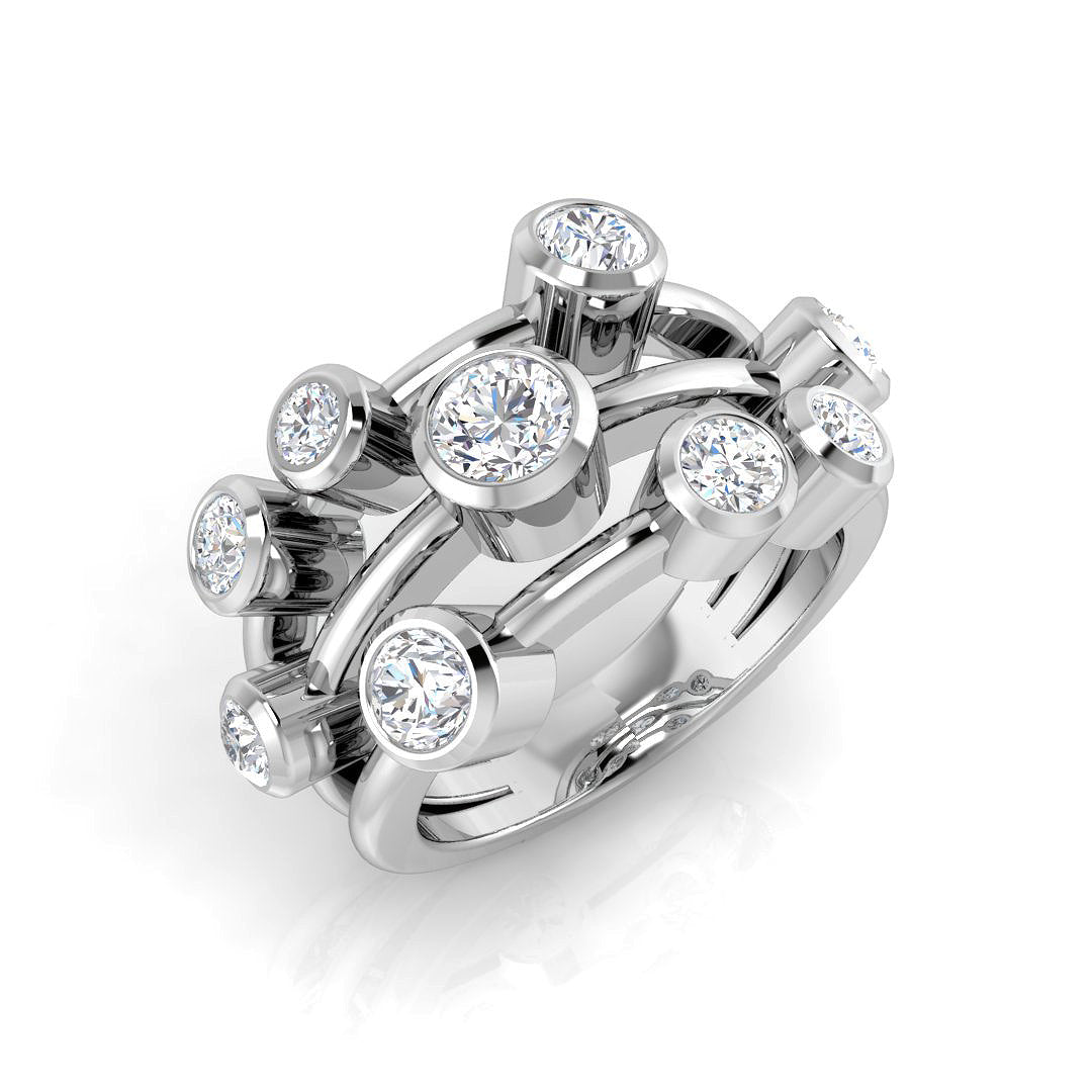 SR815 — Ring - 9k White Gold
