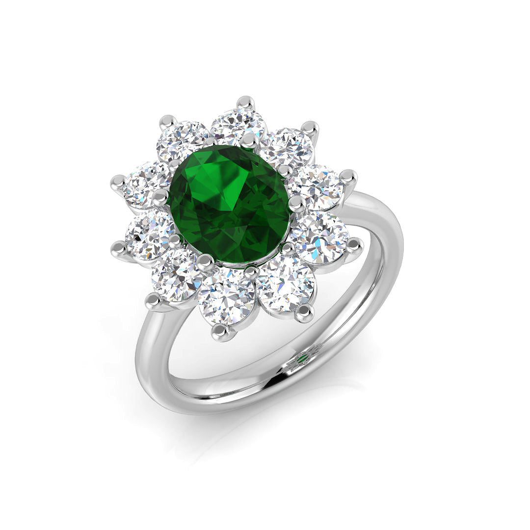 SR821 — Ring - 9k White Gold