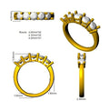 SR827 — Ring - 18k Two Tone detail