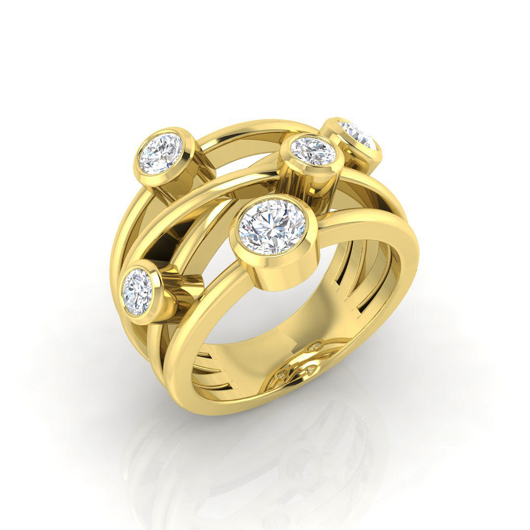 SR841 — Ring - 9k Yellow Gold